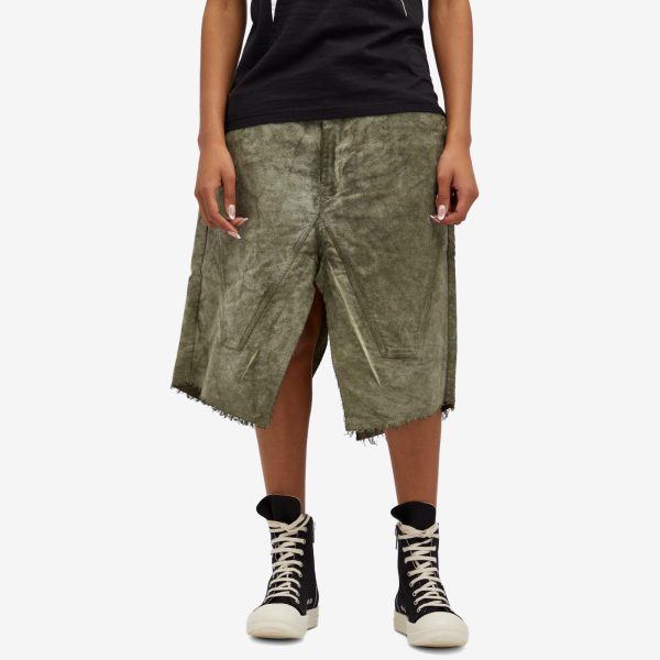 Rick Owens DRKSHDW Denim Midi Skirt