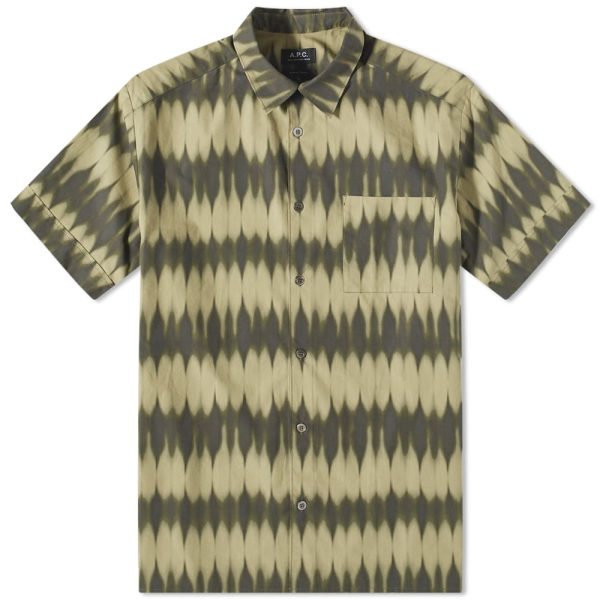 A.P.C. Ross Short Sleeve Tie Dye Shirt