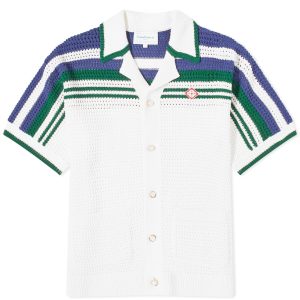 Casablanca Crochet Tennis Shirt