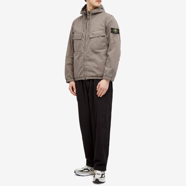 Stone Island Supima Cotton Twill Stretch-TC Hooded Jacket