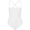 Courreges Rib Knit Criss Cross Cami Top