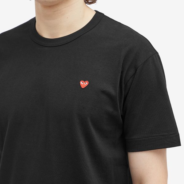 Comme des Garçons Play Small Red Heart T-Shirt