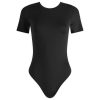 Good American Scuba Crewneck Bodysuit