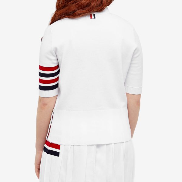 Thom Browne 4 Bar Polo Top