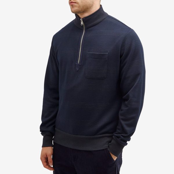 Oliver Spencer Reversible Half Zip Sweatshirt