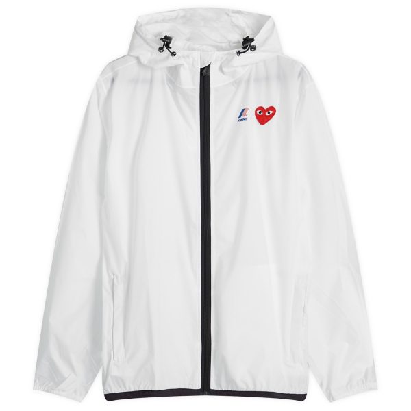 Comme des Garçons Play x K-Way Full Zip Packable Jacket