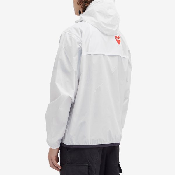 Comme des Garçons Play x K-Way Full Zip Packable Jacket