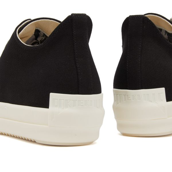 Rick Owens DRKSHDW Cotton Denim Low Sneakers