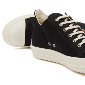 Rick Owens DRKSHDW Cotton Denim Low Sneakers