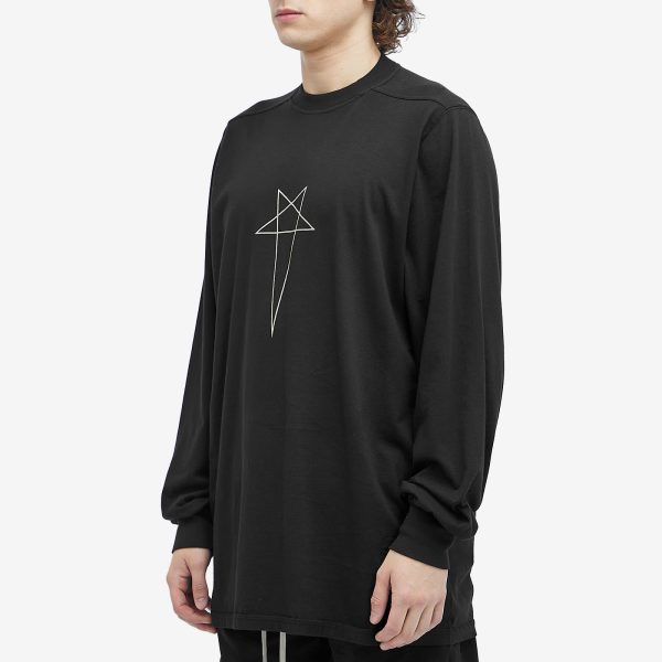 Rick Owens DRKSHDW Pentagram Jumbo Long Sleeve T-Shirt