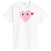 Comme des Garçons Play Red Heart Colour Heart T-Shirt