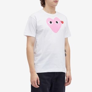 Comme des Garçons Play Red Heart Colour Heart T-Shirt