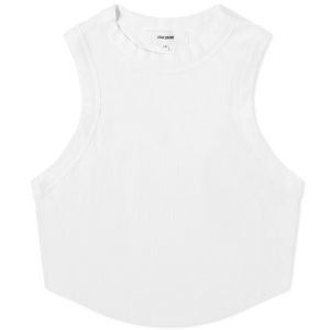 Joah Brown Body Ribbed Tank Crop Top