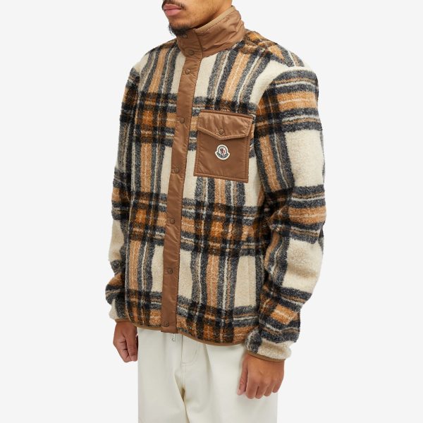 Moncler Check Fleece Jacket