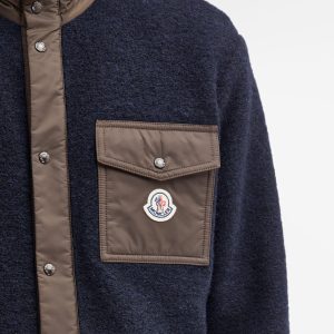 Moncler Fleece Button Down Jacket