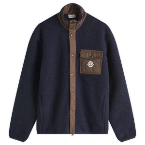 Moncler Fleece Button Down Jacket