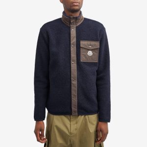 Moncler Fleece Button Down Jacket