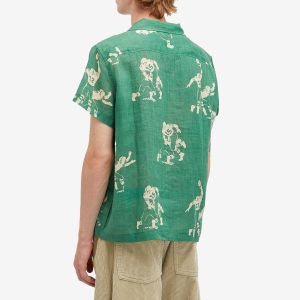 BODE Football Silhouette Vacation Shirt