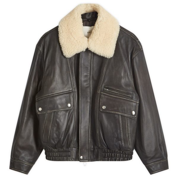 DUNST Unisex Fur Detachable Leather Blouson