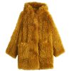 Stand Studio Midi Faux Fur Coat