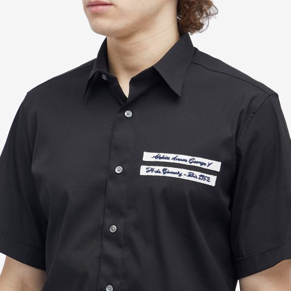 Givenchy Short Sleeve Military Shirt