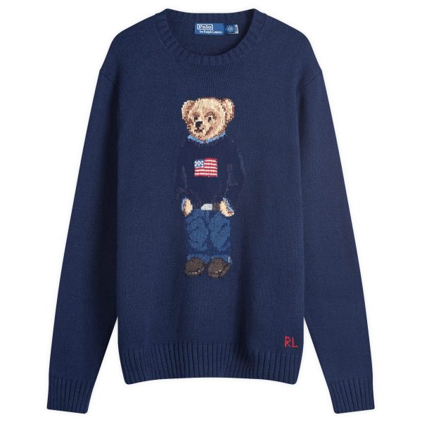 Polo Ralph Lauren Flag Bear Knit Jumper