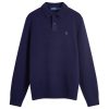 Polo Ralph Lauren Lambswool Knitted Long Sleeve Polo