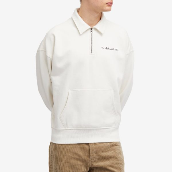 Polo Ralph Lauren Logo Quarter Zip Sweatshirt