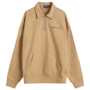 Polo Ralph Lauren Logo Quarter Zip Sweatshirt