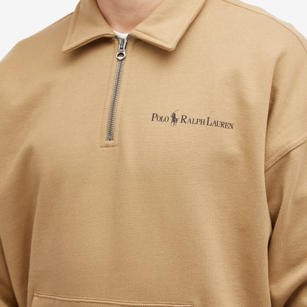 Polo Ralph Lauren Logo Quarter Zip Sweatshirt