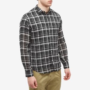 Officine Generale Lipp Japanese Cotton Check Shirt