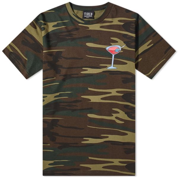 Tired Skateboards Dirty Martini T-Shirt