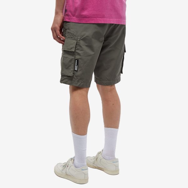 AAPE Now Silicon Badge Cargo Shorts