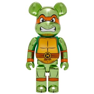 Medicom Be@rbrick Michelangelo Chrome Ver.