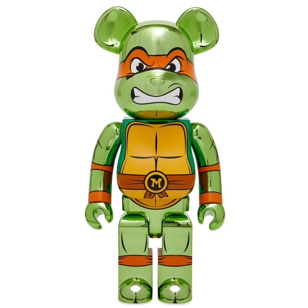 Medicom Be@rbrick Michelangelo Chrome Ver.