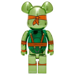 Medicom Be@rbrick Michelangelo Chrome Ver.