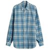 Auralee Wool Check Shirt