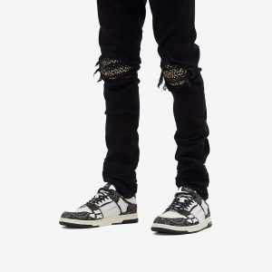 AMIRI Bandana Denim Skel Top Low Sneaker