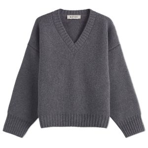 Rohe Compact Knitted V-Neck Jumper