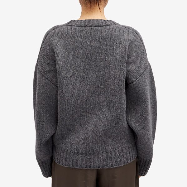 Rohe Compact Knitted V-Neck Jumper