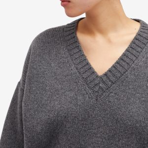 Rohe Compact Knitted V-Neck Jumper