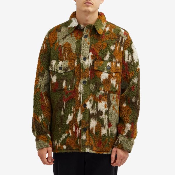 Isabel Marant Kervon Wool Camo Overshirt