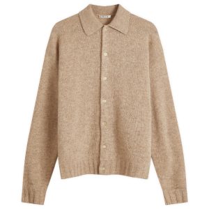 Auralee Shetland Wool Cashmere Cardigan