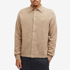 Auralee Shetland Wool Cashmere Cardigan