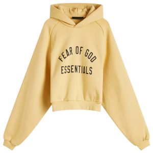 Fear of God ESSENTIALS Fleece Cropped Hoodie