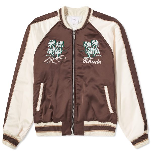 Rhude Crepe Satin Souvenir Jacket