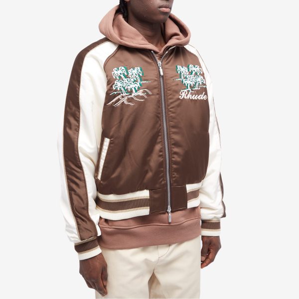 Rhude Crepe Satin Souvenir Jacket