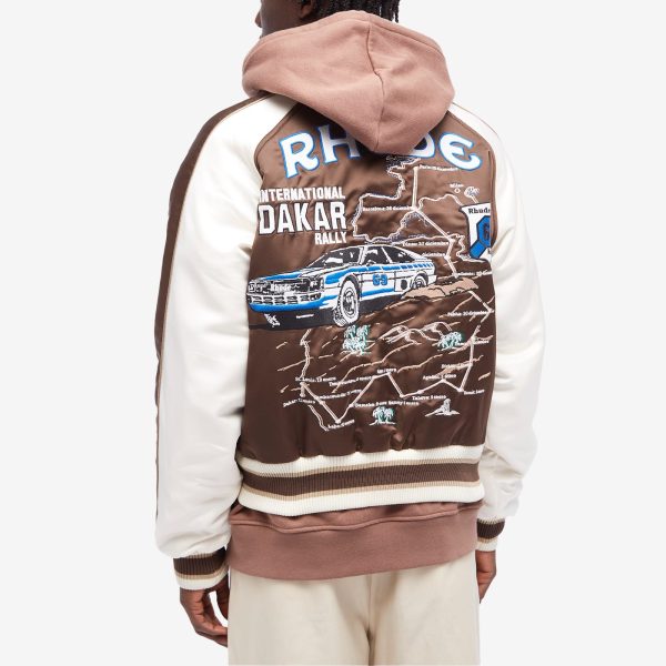 Rhude Crepe Satin Souvenir Jacket