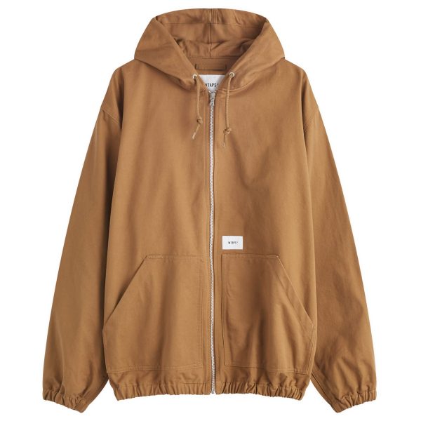 WTAPS 12 Logo Applique Hooded Zip Jacket