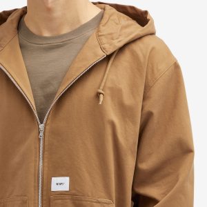 WTAPS 12 Logo Applique Hooded Zip Jacket